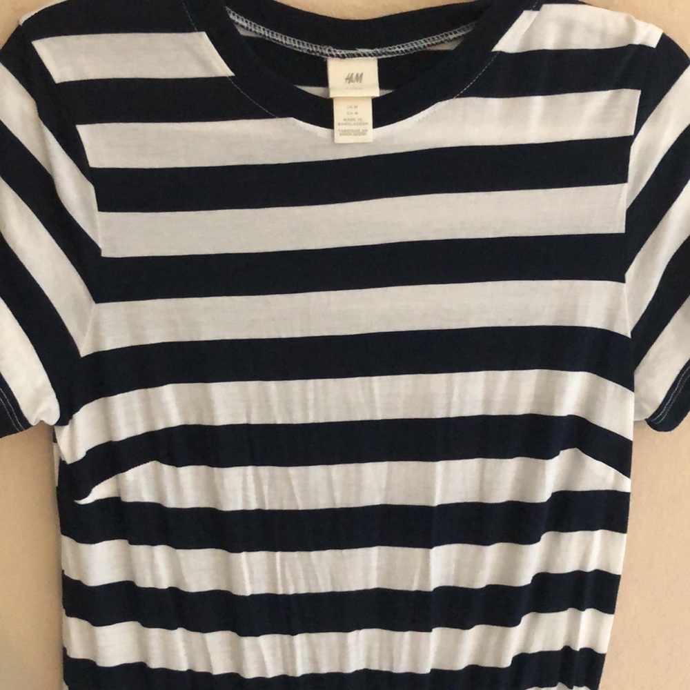 H&M Midi Elastic Waist T-shirt Dress